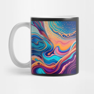 Abstract fluid art Mug